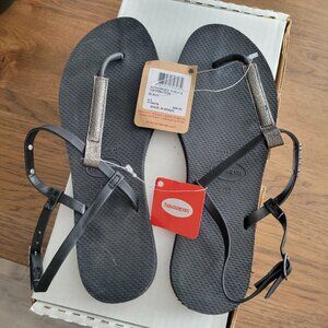 Havaianas Sandals Black Size 9.5